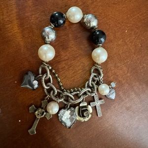 Betsey Johnson vintage charm bracelet